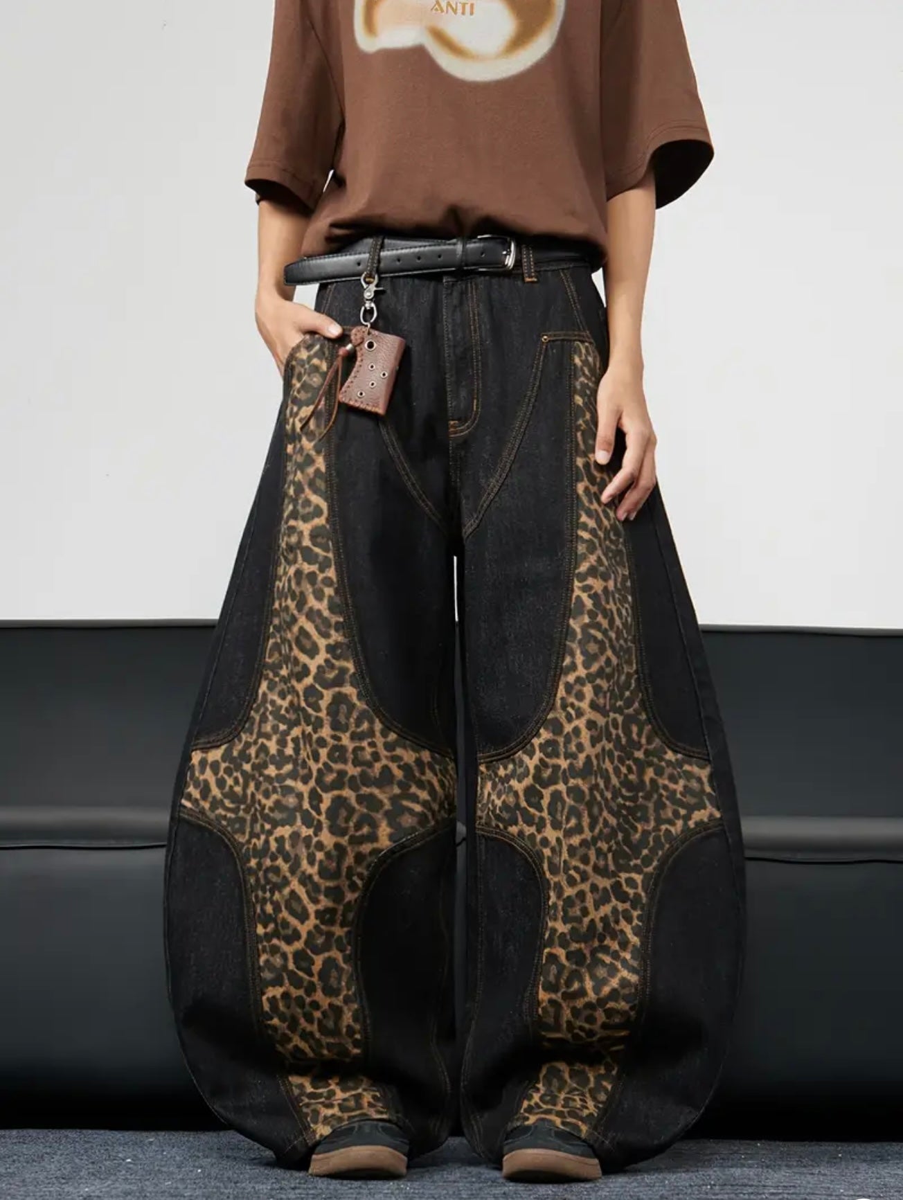 DEACOII Cheatah doieye jeans