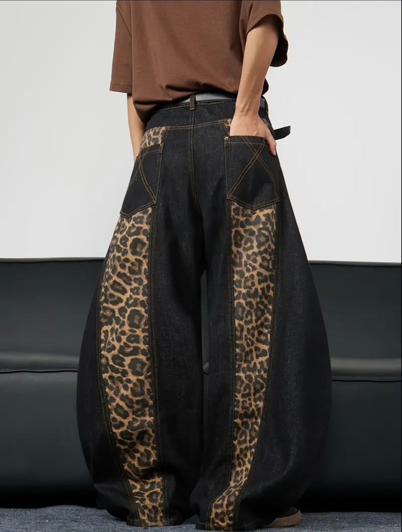DEACOII Cheatah doieye jeans
