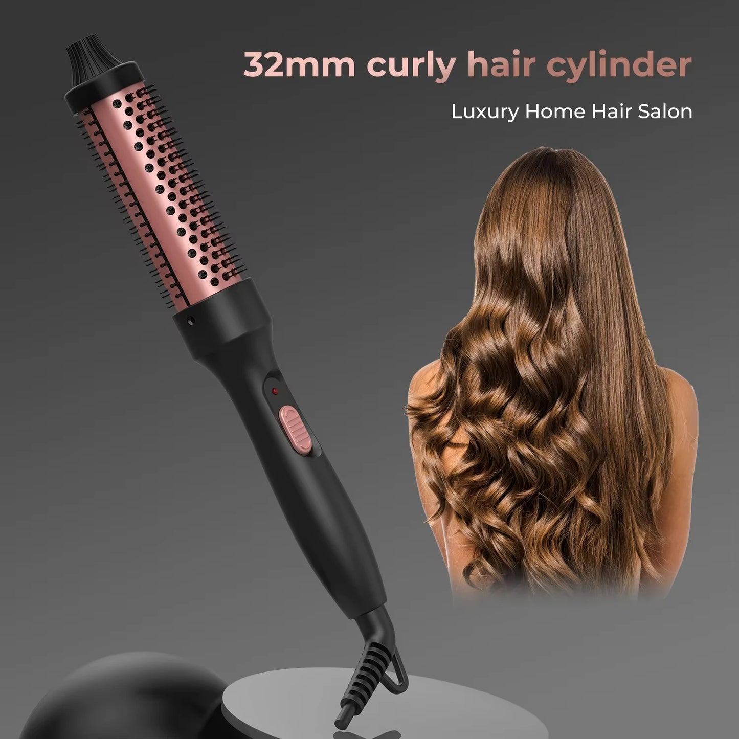 3 in 1 Thermal ceramic Curling Iron Brush
